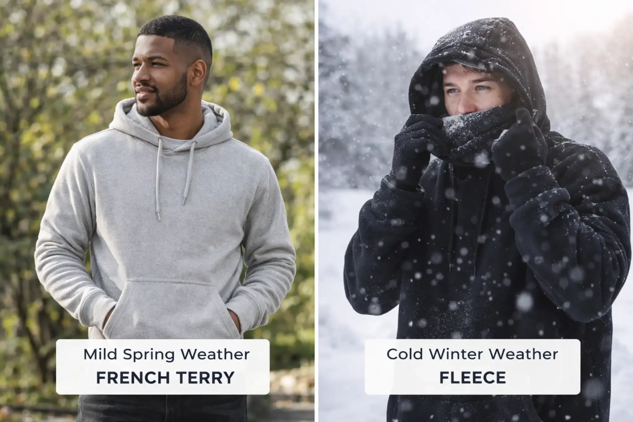 Fleece fabrics for winter